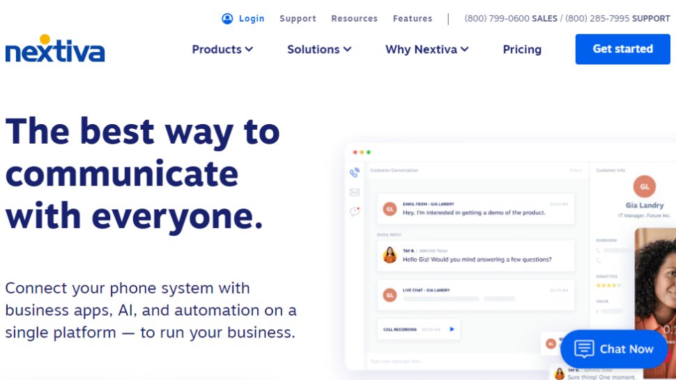 Nextiva website