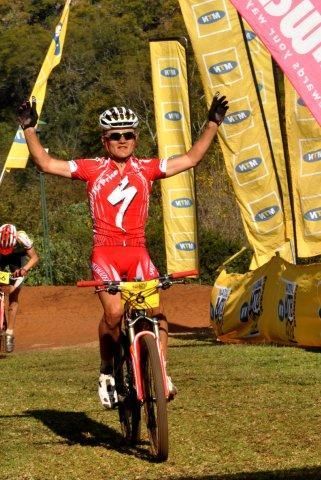 Burry Stander claims the win.