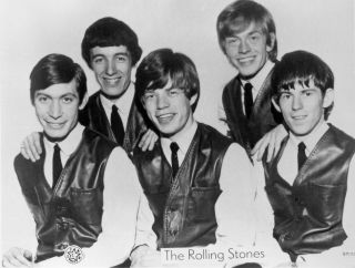 A very early promo shot of The Rolling Stones