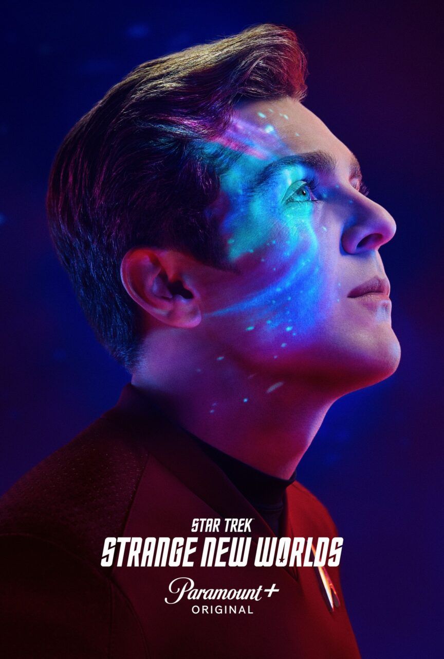 a character poster for "Star Trek: Strange New Worlds"