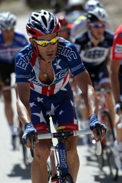 George Hincapie (BMC Racing Team) worked hard out front all day.