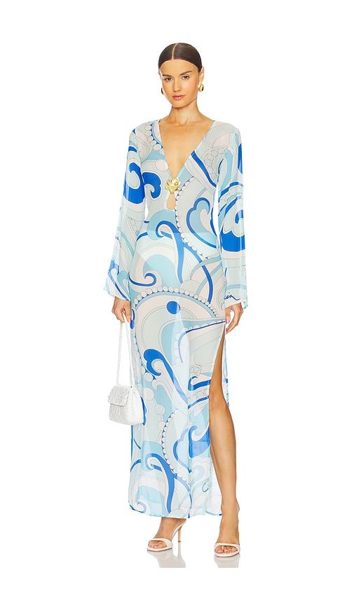 X Revolve Hotline Flower Maxi Dress