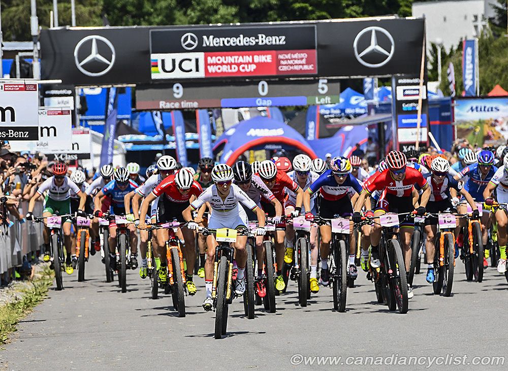 Start of the Women's race
