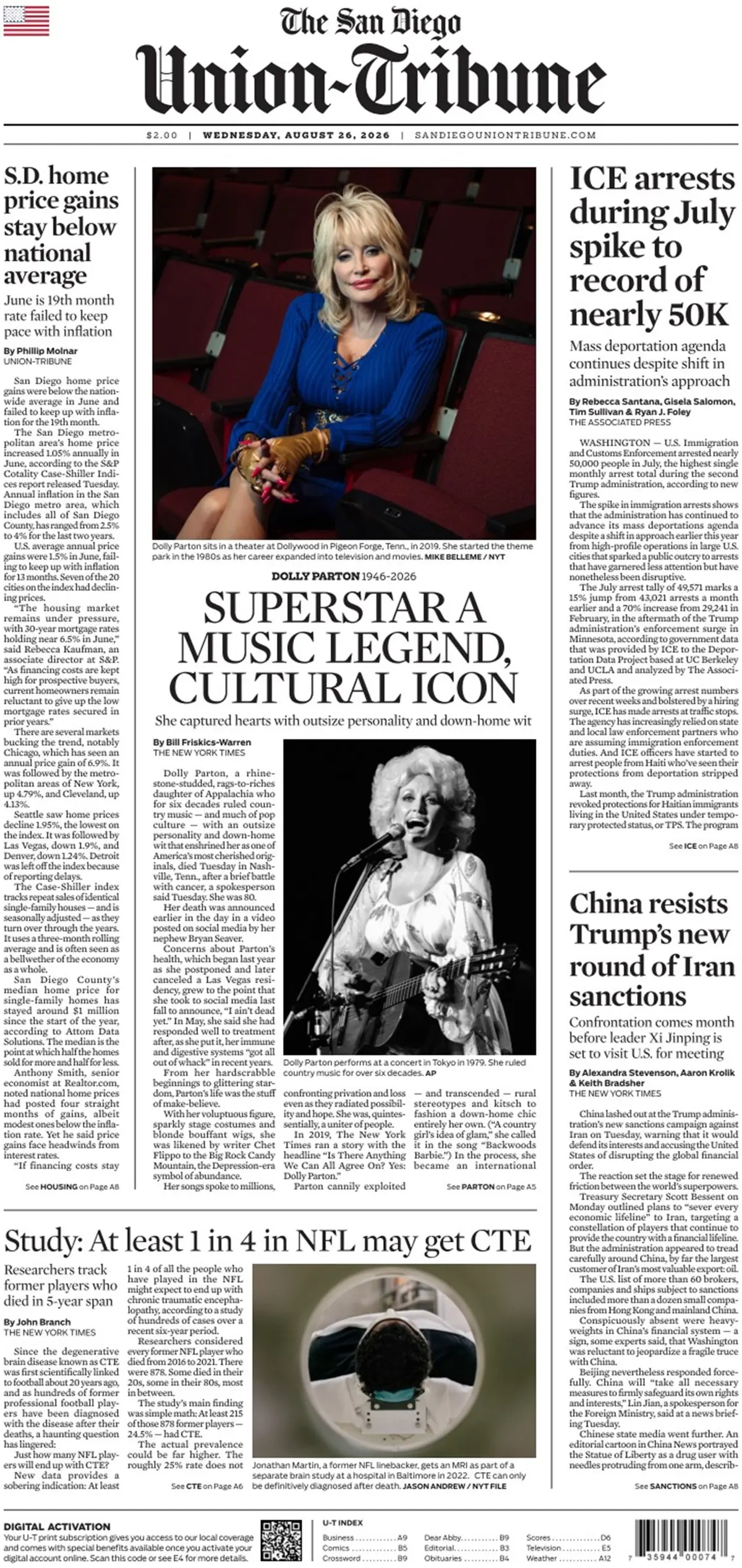 The San Diego Union-Tribune