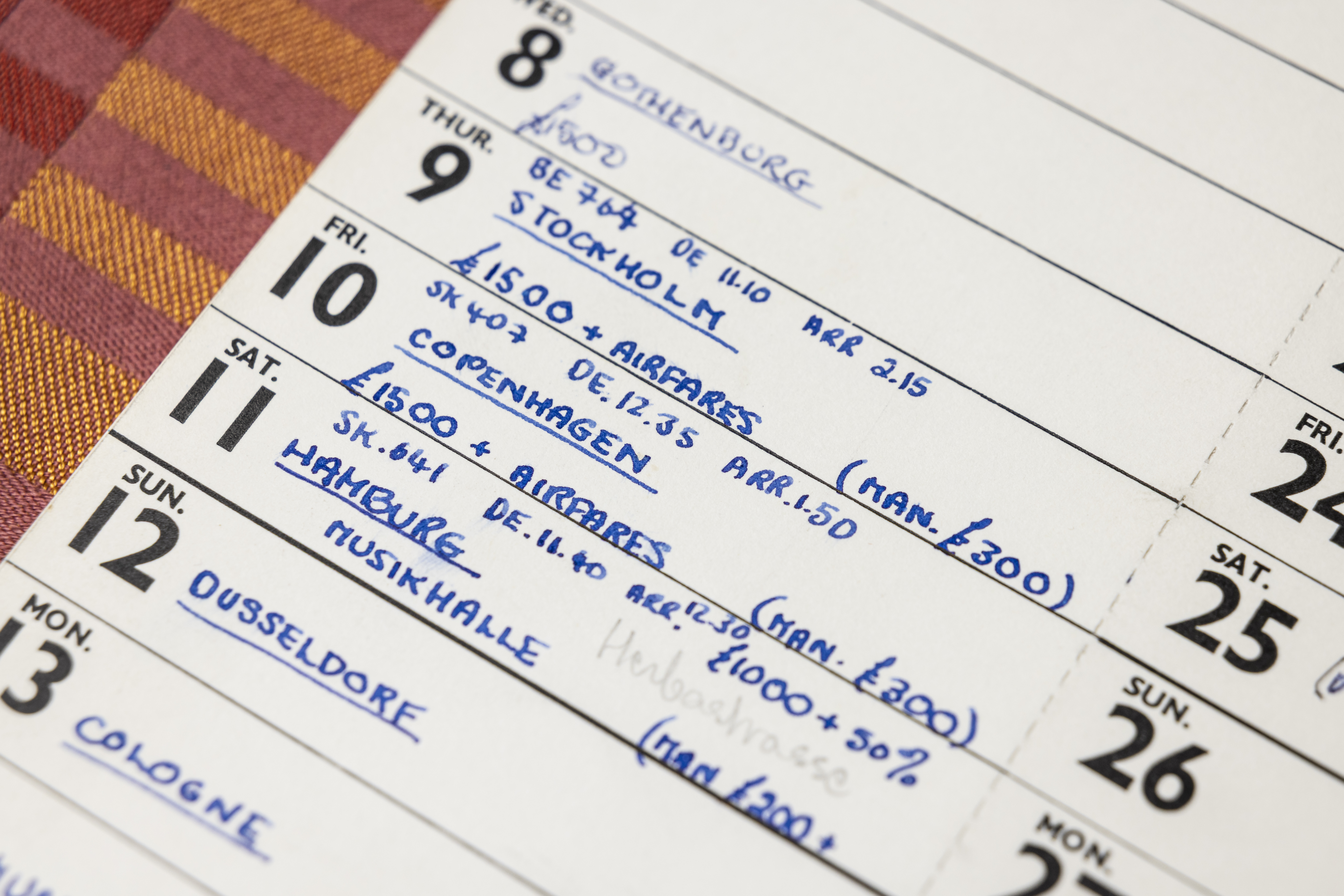 Jimi Hendrix's diary