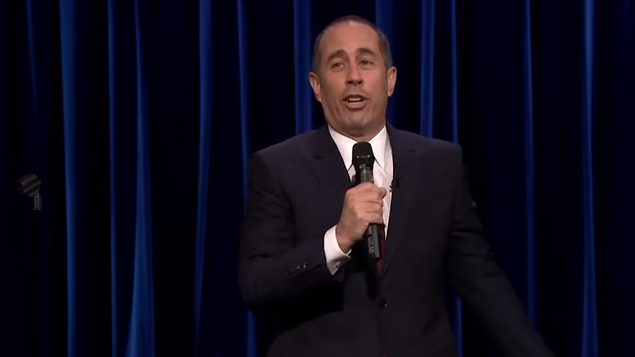 Jerry Seinfeld doing standing