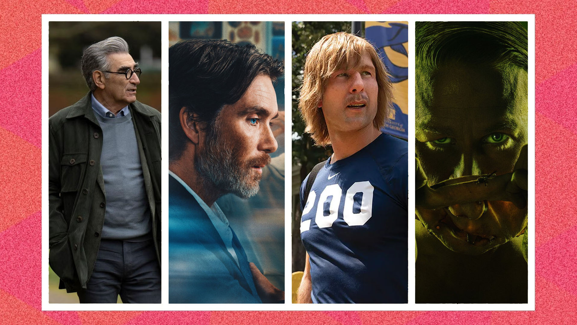 Images from four TV shows.
