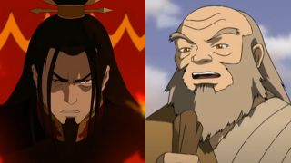 A side-by-side of Ozai and Iroh.
