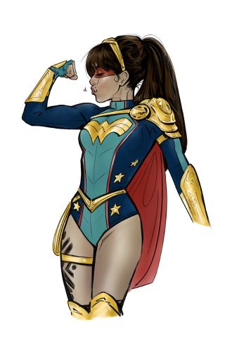 concept art for Wonder Girl by Joëlle Jones