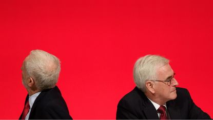 Jeremy Corbyn and John McDonnell at Labour conference