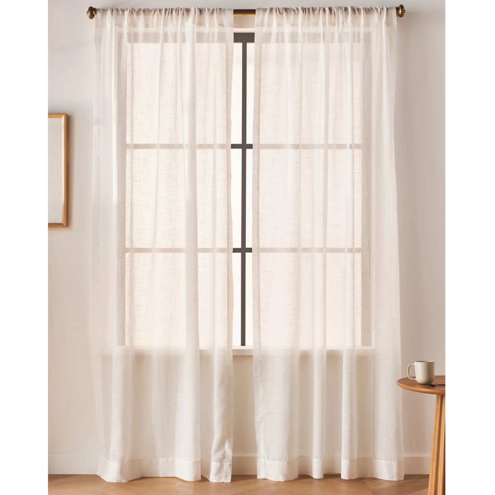 Lena Sheer Woven Curtain