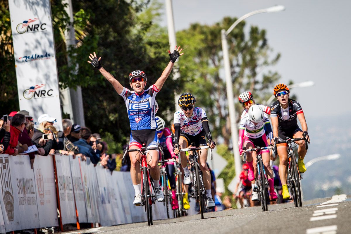 Alison Jackson (Twenty16) takes the win on stage 1.