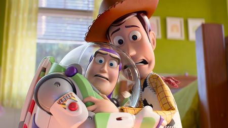Buzz Lightyear and Woody in Toy Story 5
