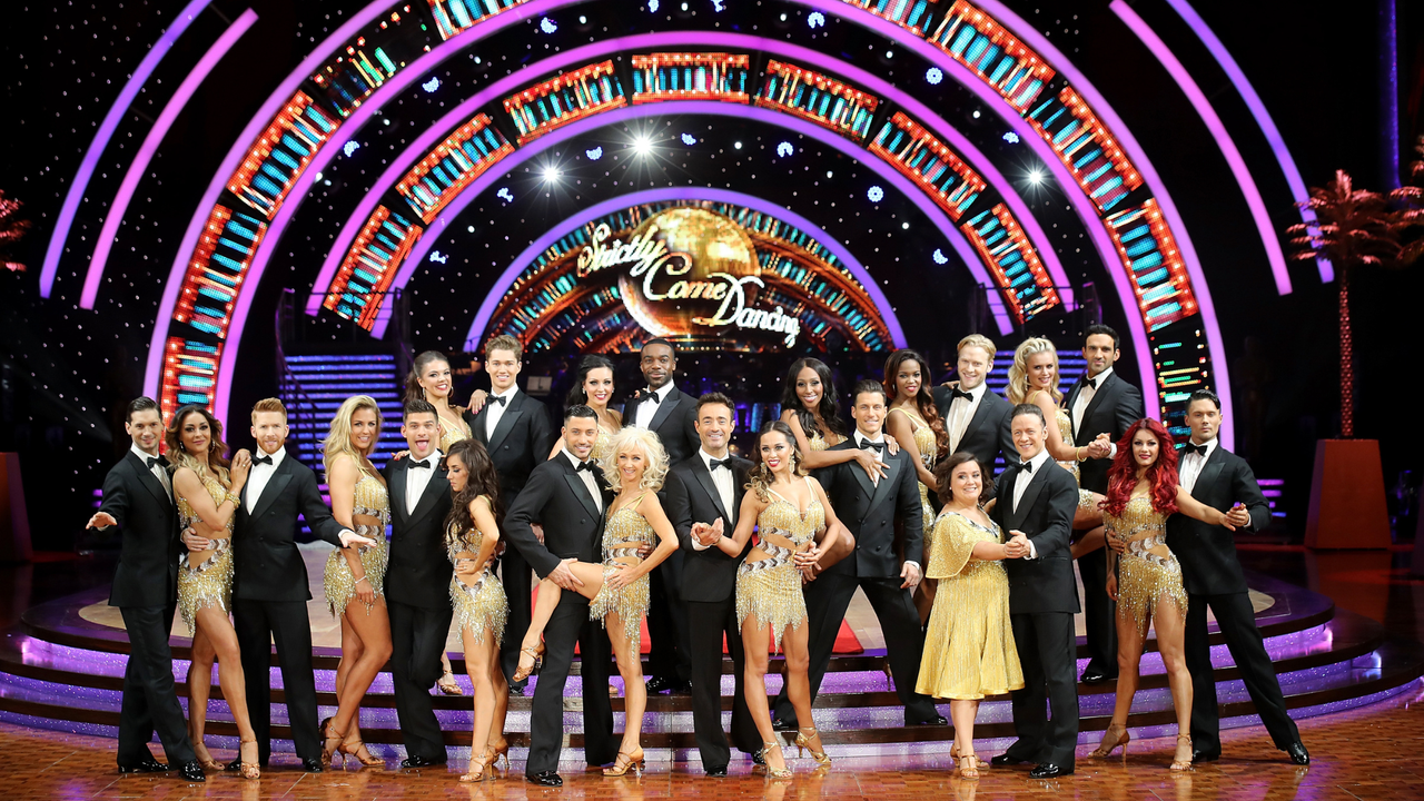 Neil Jones, Gemma Atkinson, Alijaz Skorjanec, Chloe Hewitt, AJ Pritchard, Janette Manrara, Amy Dowden, Giovanni Pernice, Debbie McGee, Ore Oduba, Joe McFadden, Katya Jones, Alexandra Burke, Gorka Marquez, Oti Mabuse, Jonnie Peacock, Susan Calman, Kevin Clifton, Nadia Bychkova, Davood Ghadami and Dianne Buswell attend the &#039;Strictly Come Dancing&#039; Live! photocall at Arena Birmingham, on January 18, 2018 in Birmingham, England. Ahead of the opening on 19th January 2018. The live show will be touring the United Kingdom until 11th February 2018.