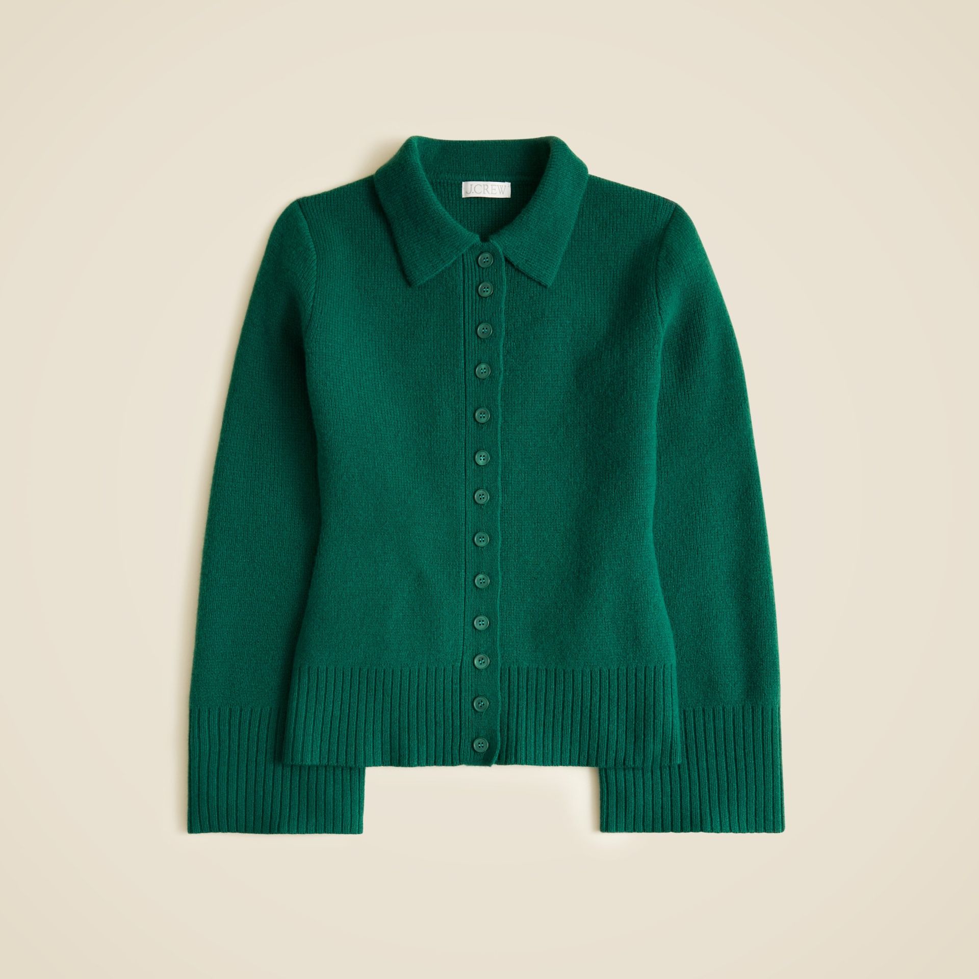 Milano-Stitch Cinched-Waist Cardigan