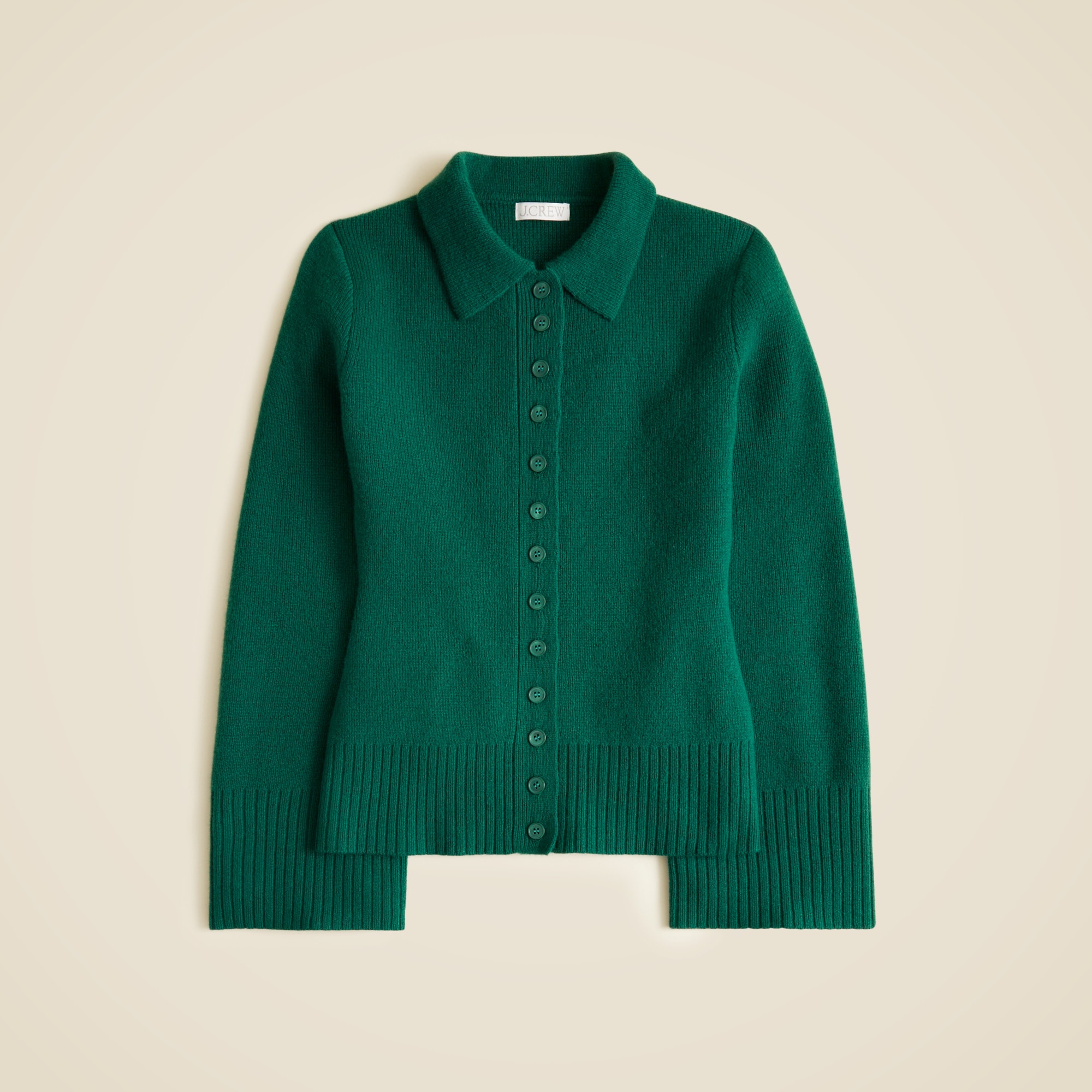 Milano-Stitch Cinched-Waist Cardigan