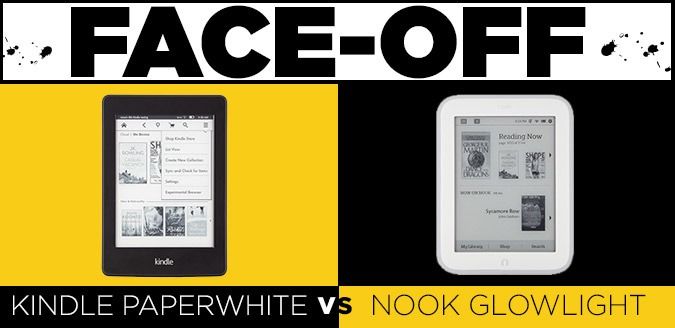 Amazon Kindle Paperwhite 2013 Vs Barnes Noble Nook Glowlight