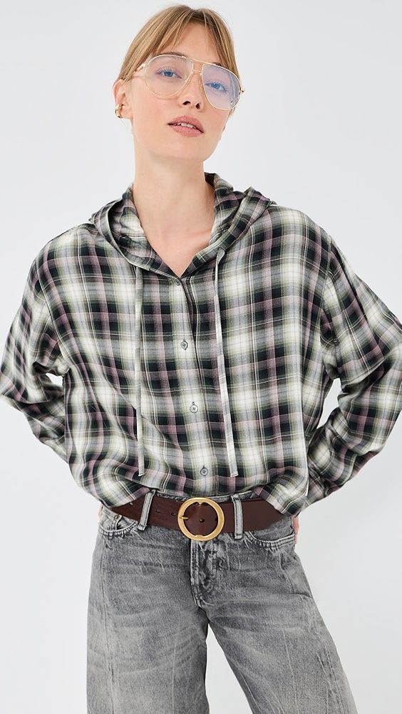 Acne Studios Flanneled Hooded Top