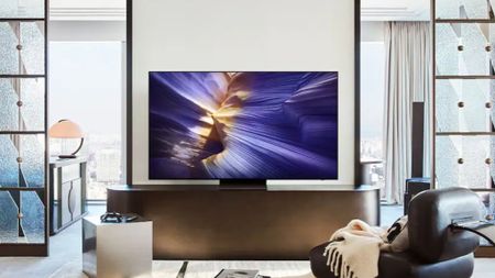 a samsung-brand tv