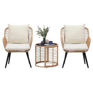 Ainfox 3-Piece Patio Bistro Furniture Set