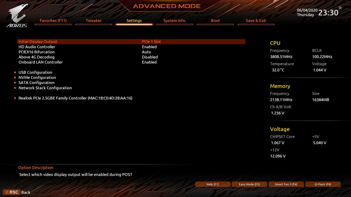 Gigabyte B550 Aorus Master