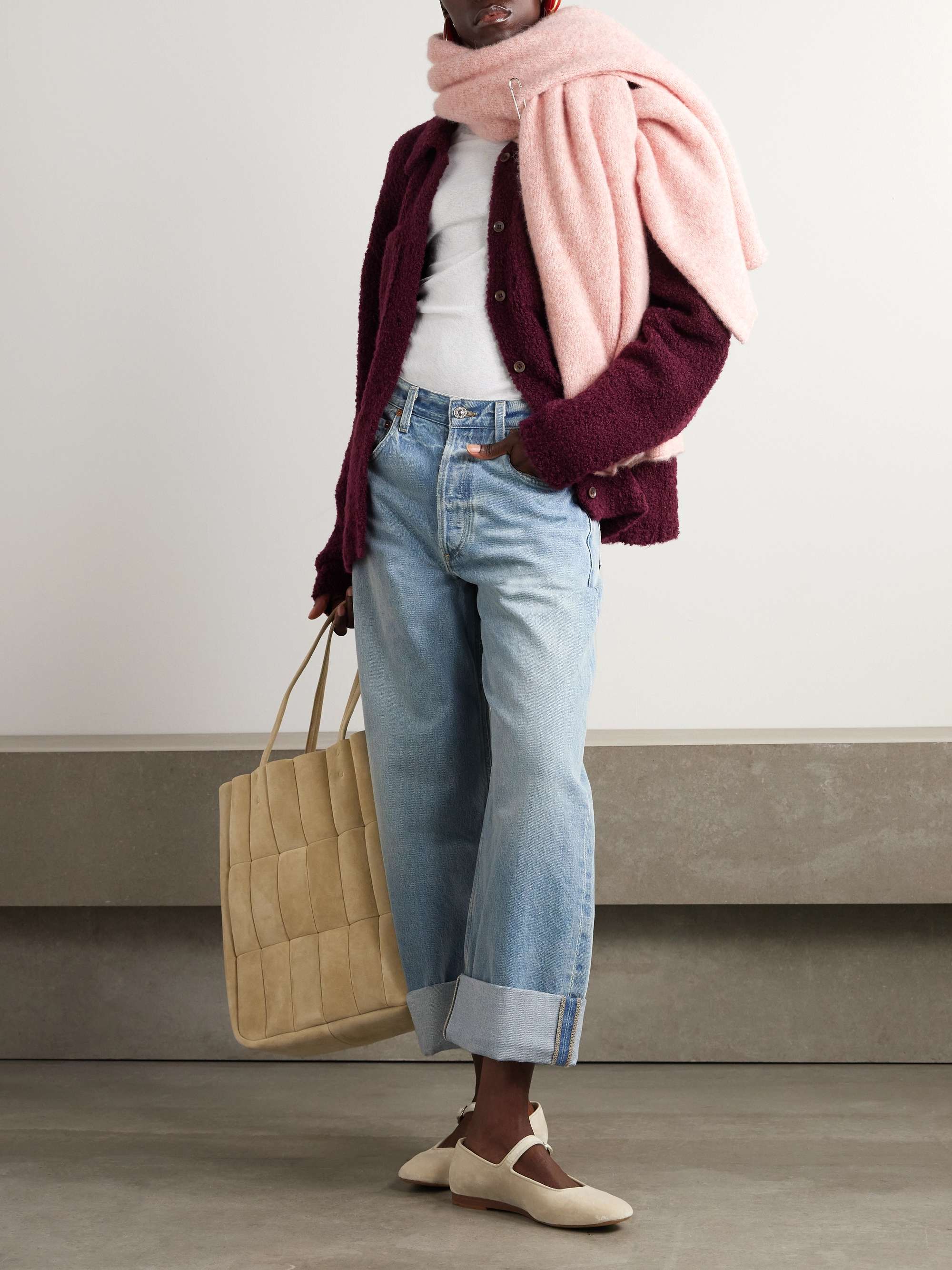 Ayla Baggy High-Rise Wide-Leg Organic Jeans