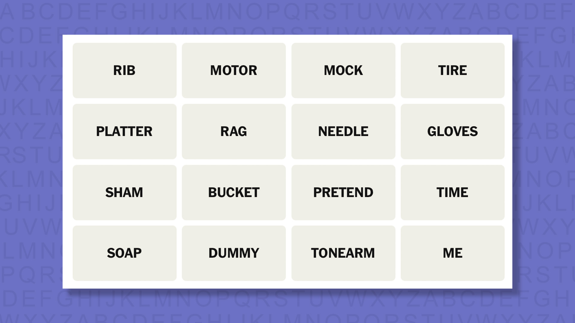 NYT Connections hints for game 962 on a purple background