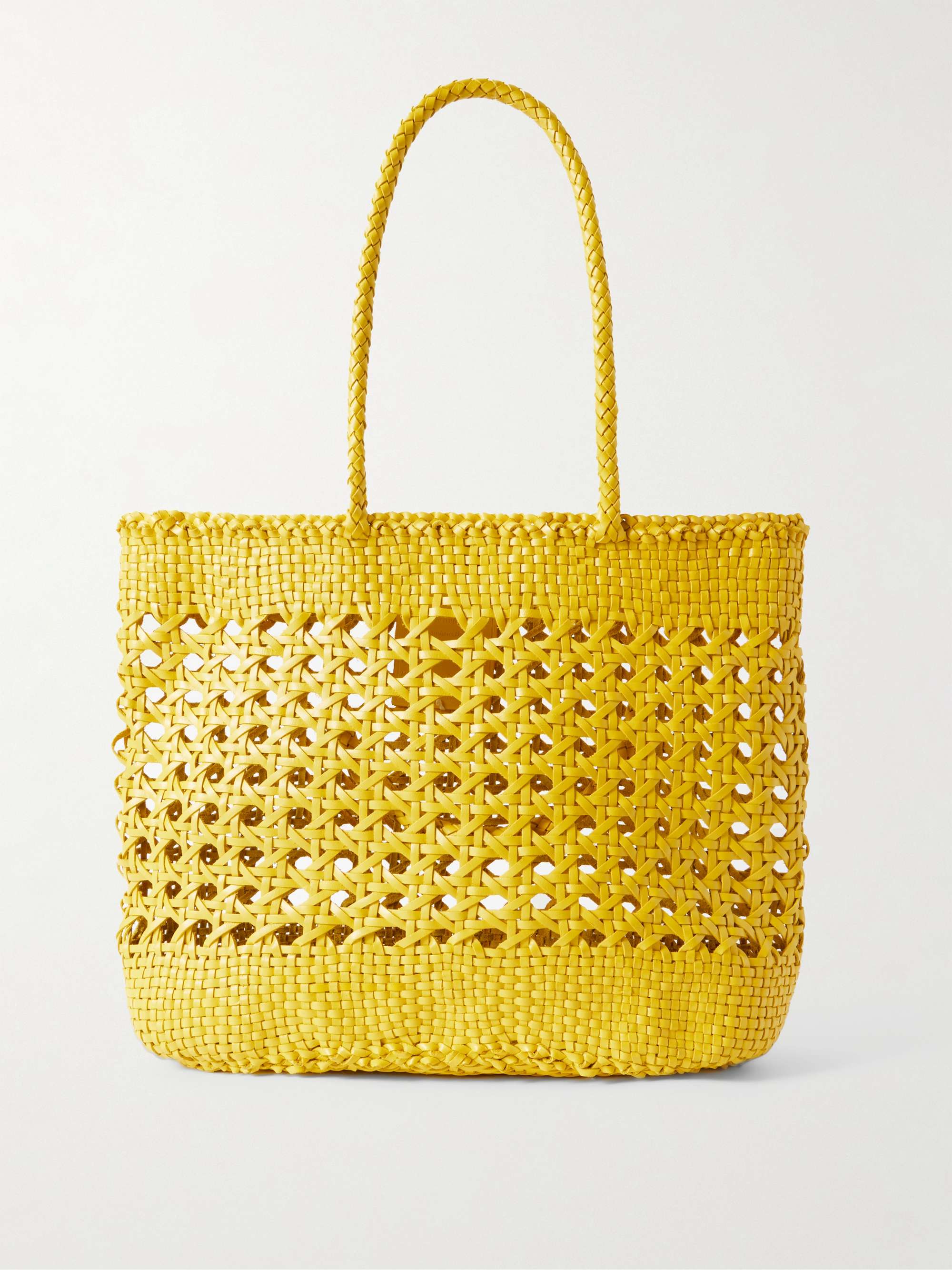 Eclipse Woven Leather Tote