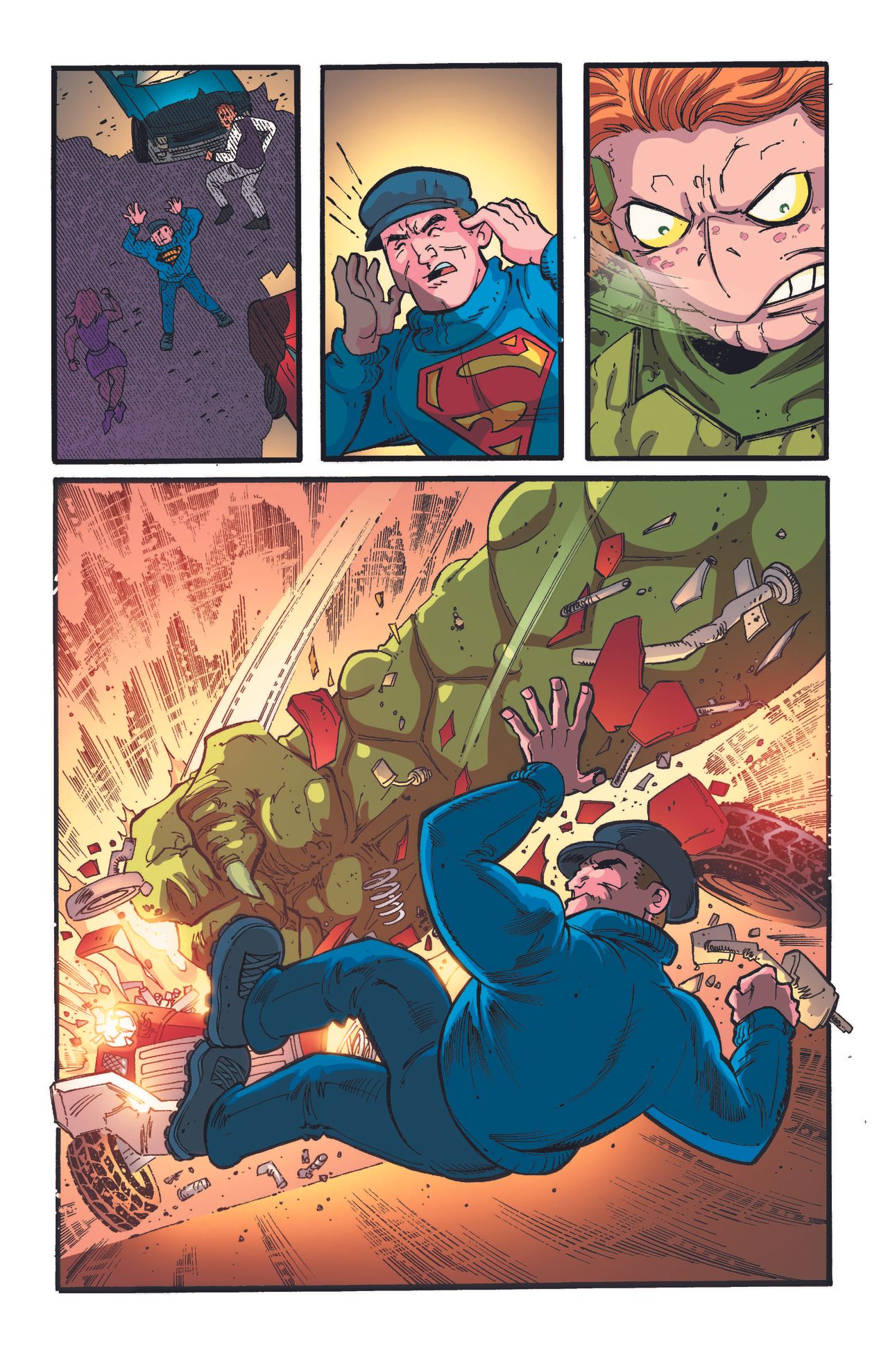 Art from Titans: Beast World: Metropolis #1