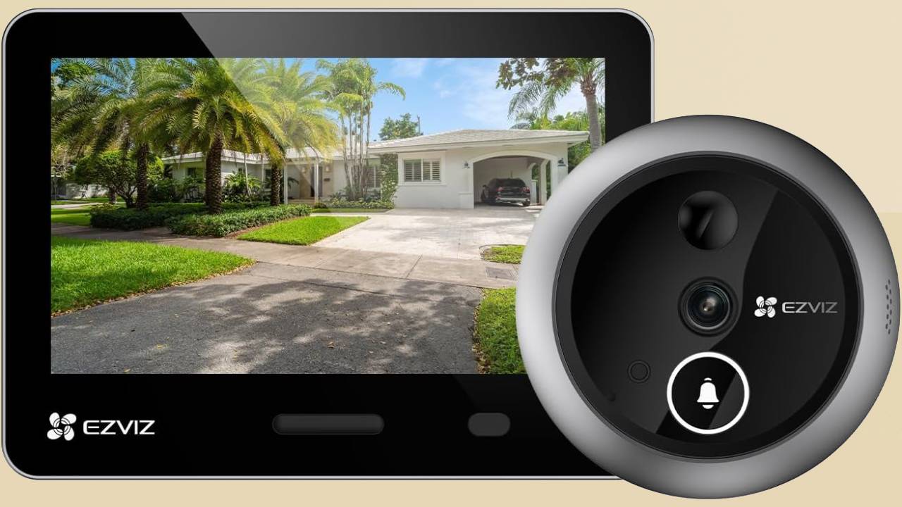 EZVIZ EP4 Wire-Free Peephole Camera Door Viewer