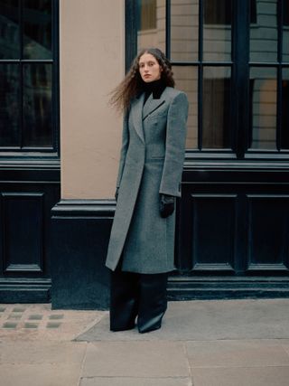 A/W 2024 womenswear fashion story photographed on London street