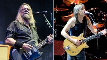 Pepper Keenan and Malcolm Young