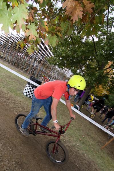 Because the races are not run under USA Cycling rules, any size bike is allowed