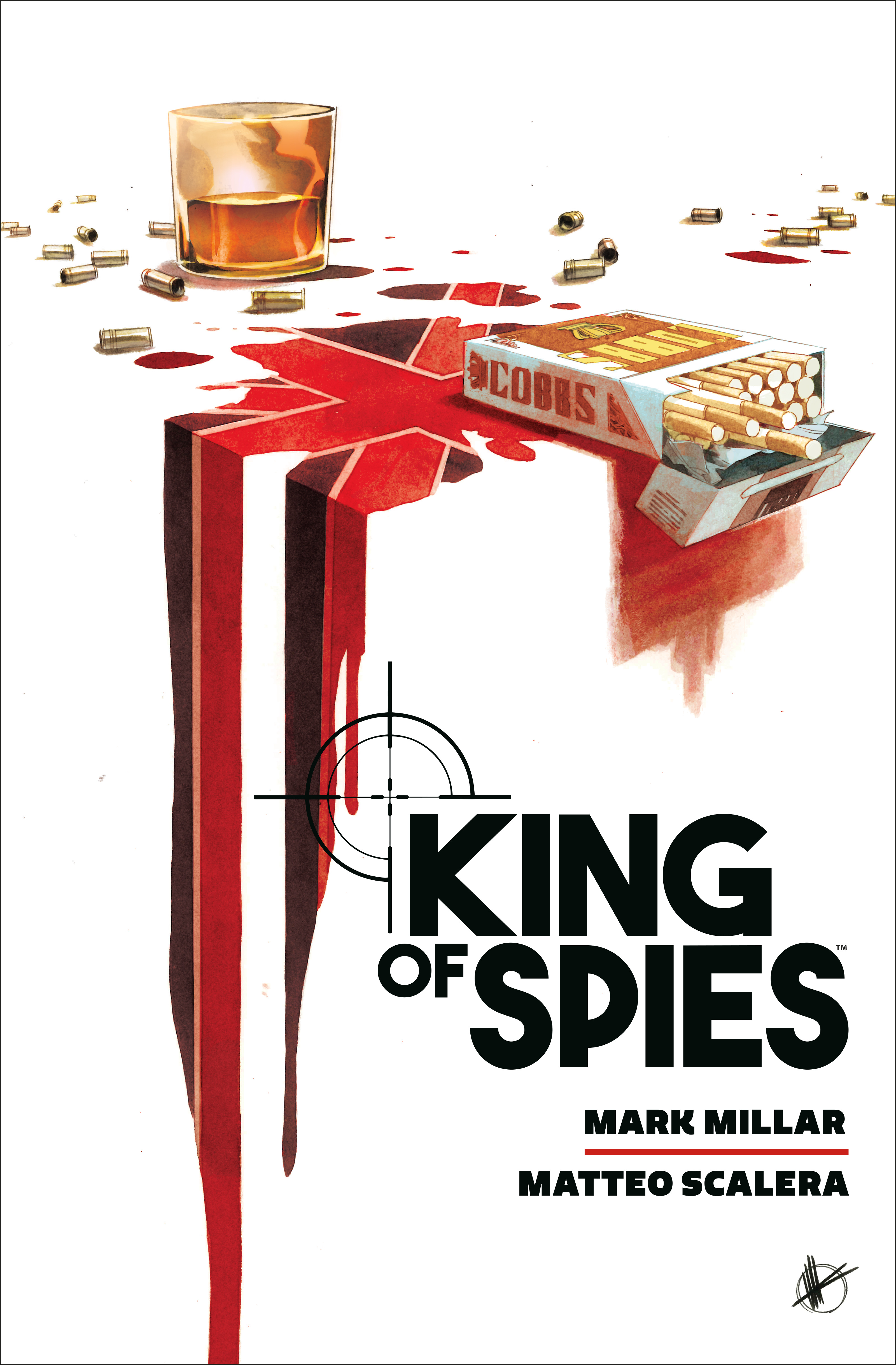 The cover for the library edition of King of Spies.