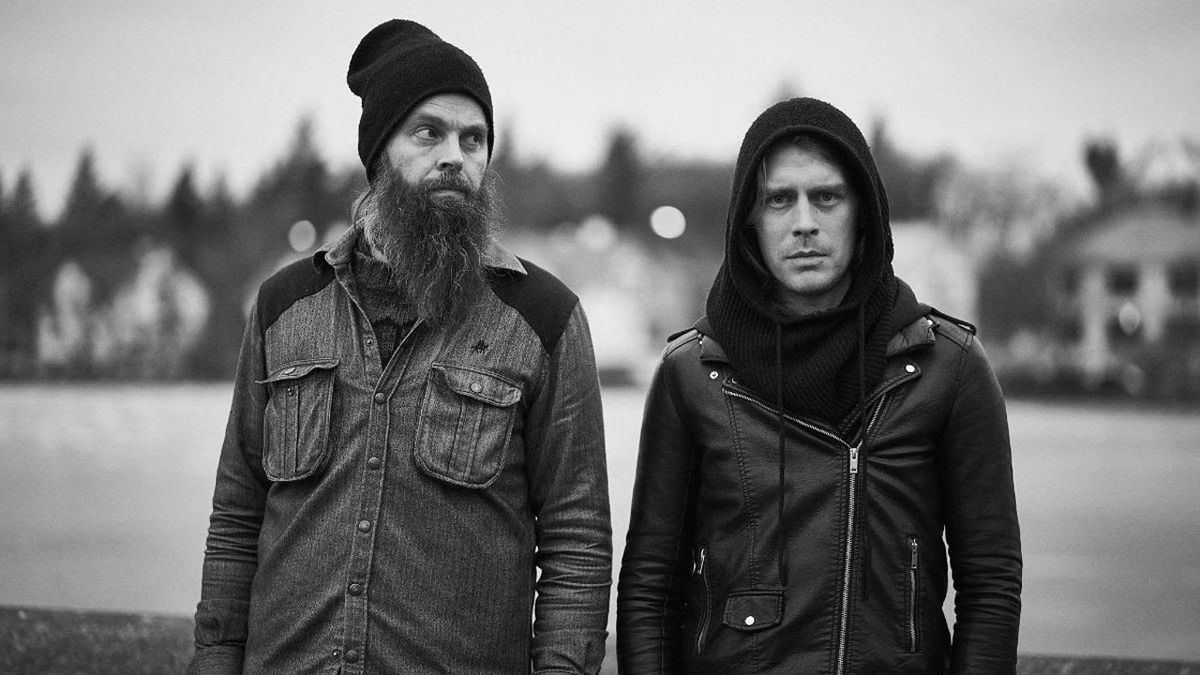 Icelandic duo Isafjord in black and white