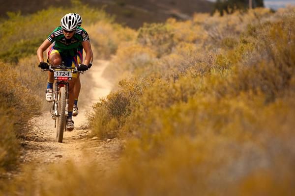 Yolande Speedy and Paul Cordes ride to second in the mixed team category