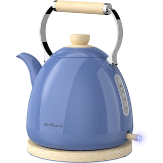 Purple electric tea kettle