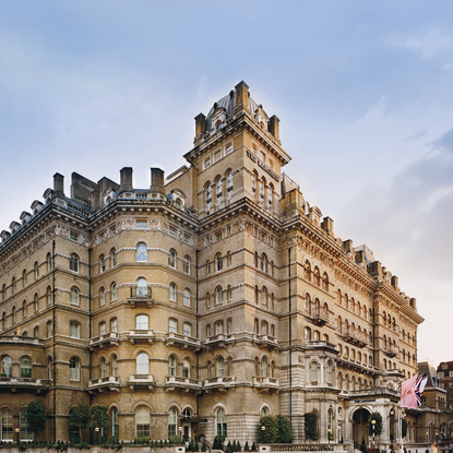 The Langham Hotel: exterior of the hotel