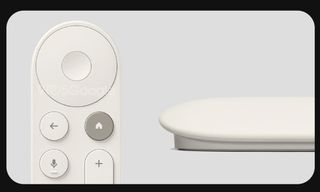 A leaked look at the new remote for the alleged Google "TV Streamer" box.