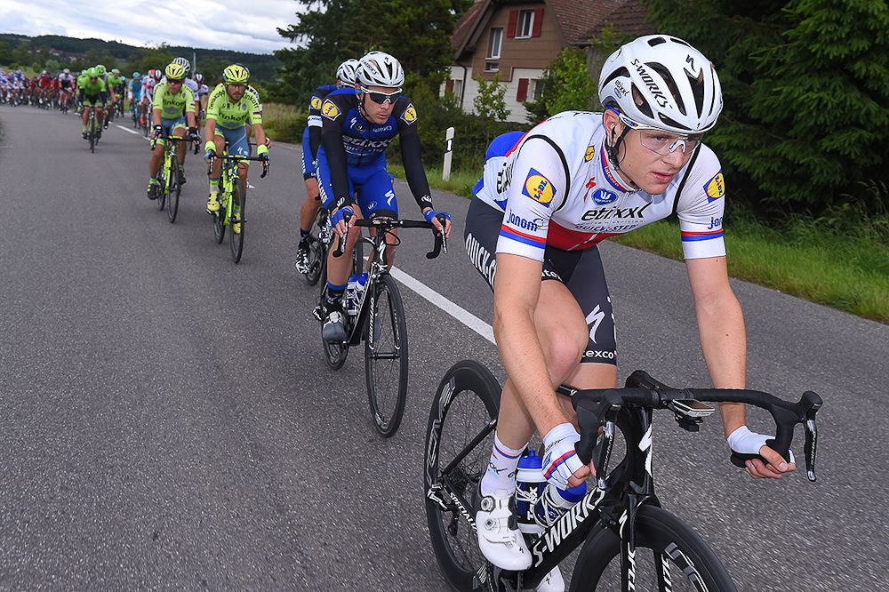Petr Vakoc in action during stage 4 at the Tour de Suisse
