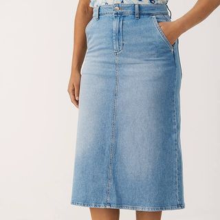 Part Two Denim Skirt