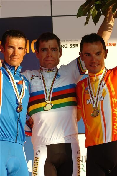 The 2009 World Championship podium.