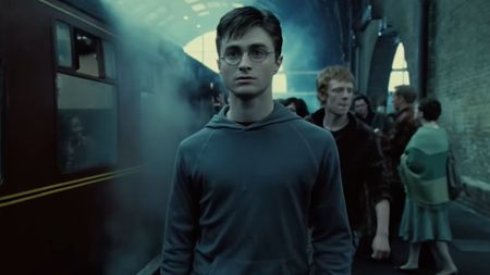 Daniel Radcliffe as Harry Potter in Order of the Phoenix.