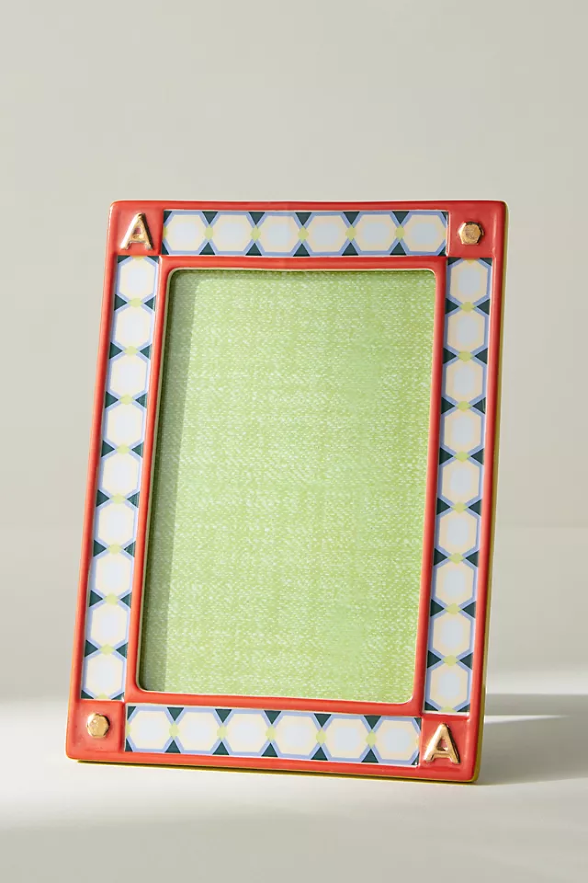 Anthropologie Scarlet Monogram Frame
