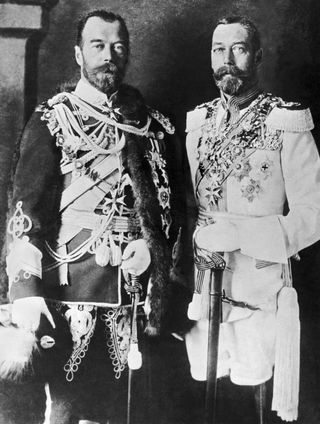King George V and his cousin Tsar Nicholas II