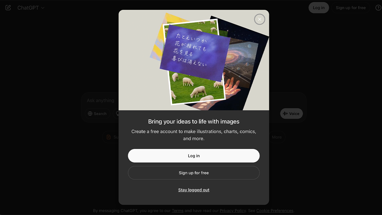 Three screenshots of the Chat GPT sign-up screen.