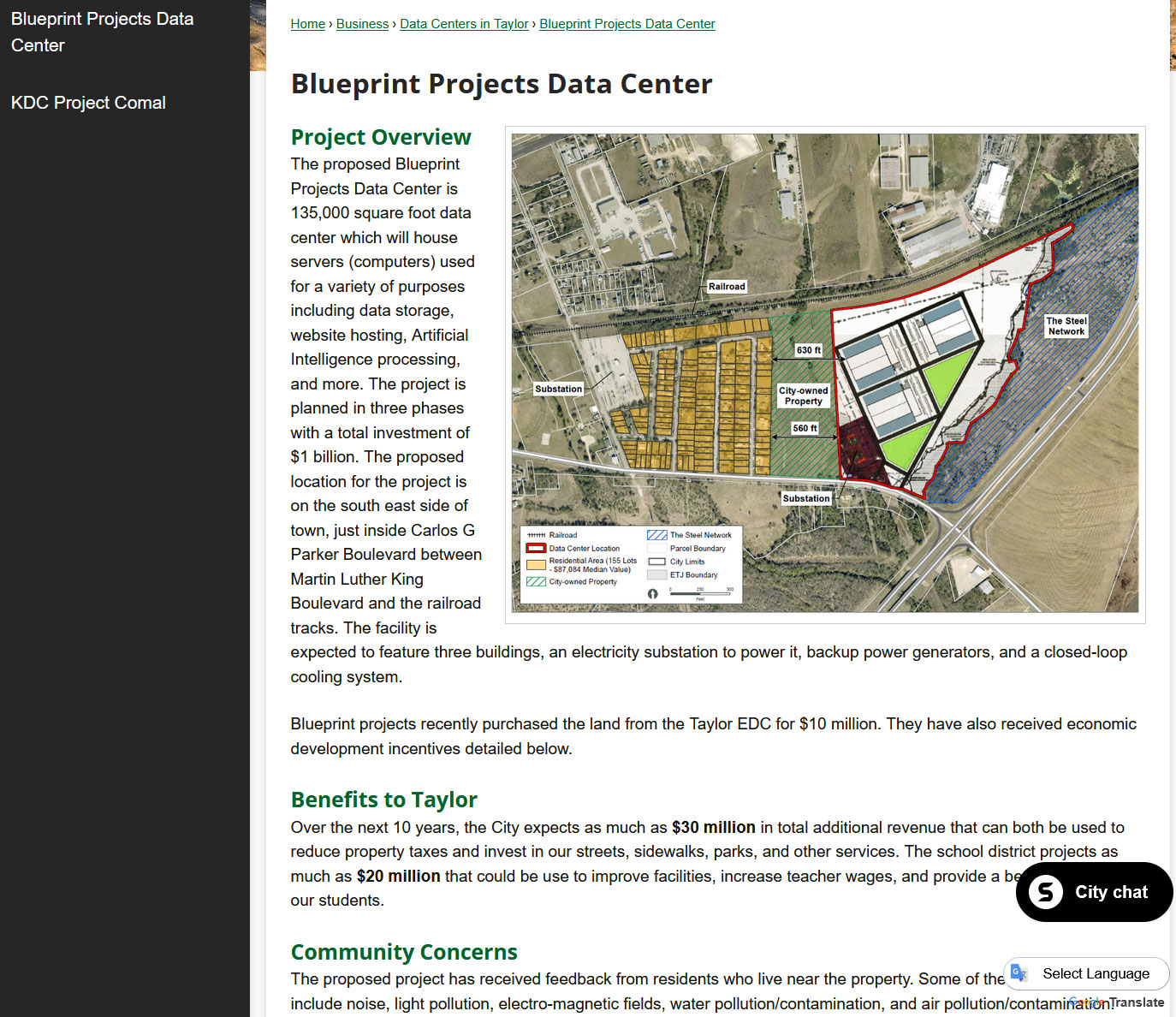 Blueprint Projects Data Center