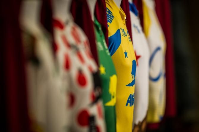 The yellow jersey that riders will be going for this week