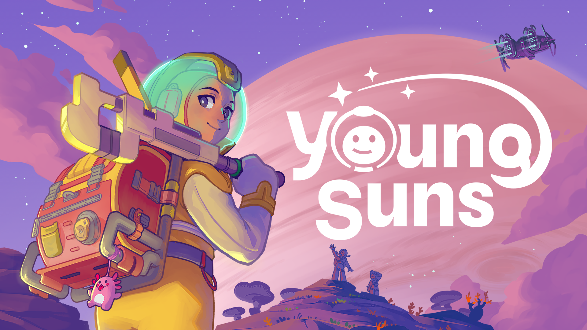 Young Suns key art with logo