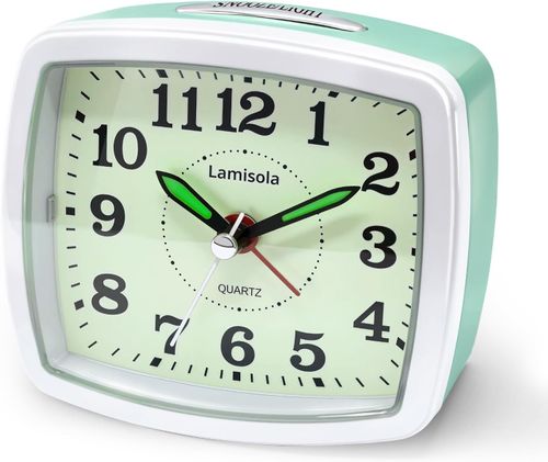 Battery Analog Travel Alarm Clock
